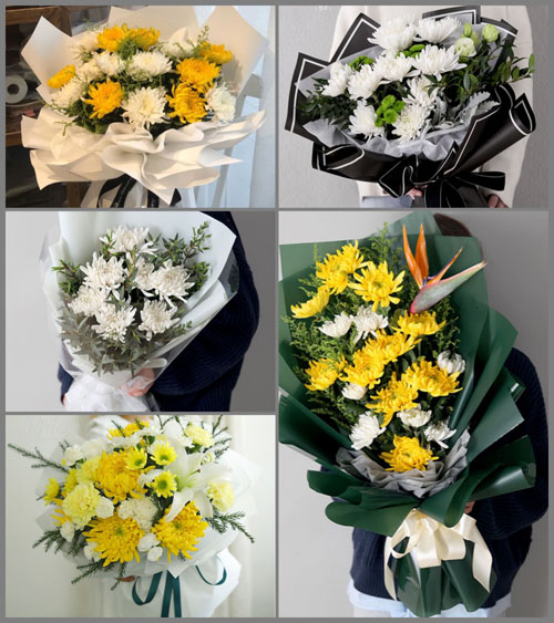 安徽六安市霍邱县马店镇四平山村白事花束代送
